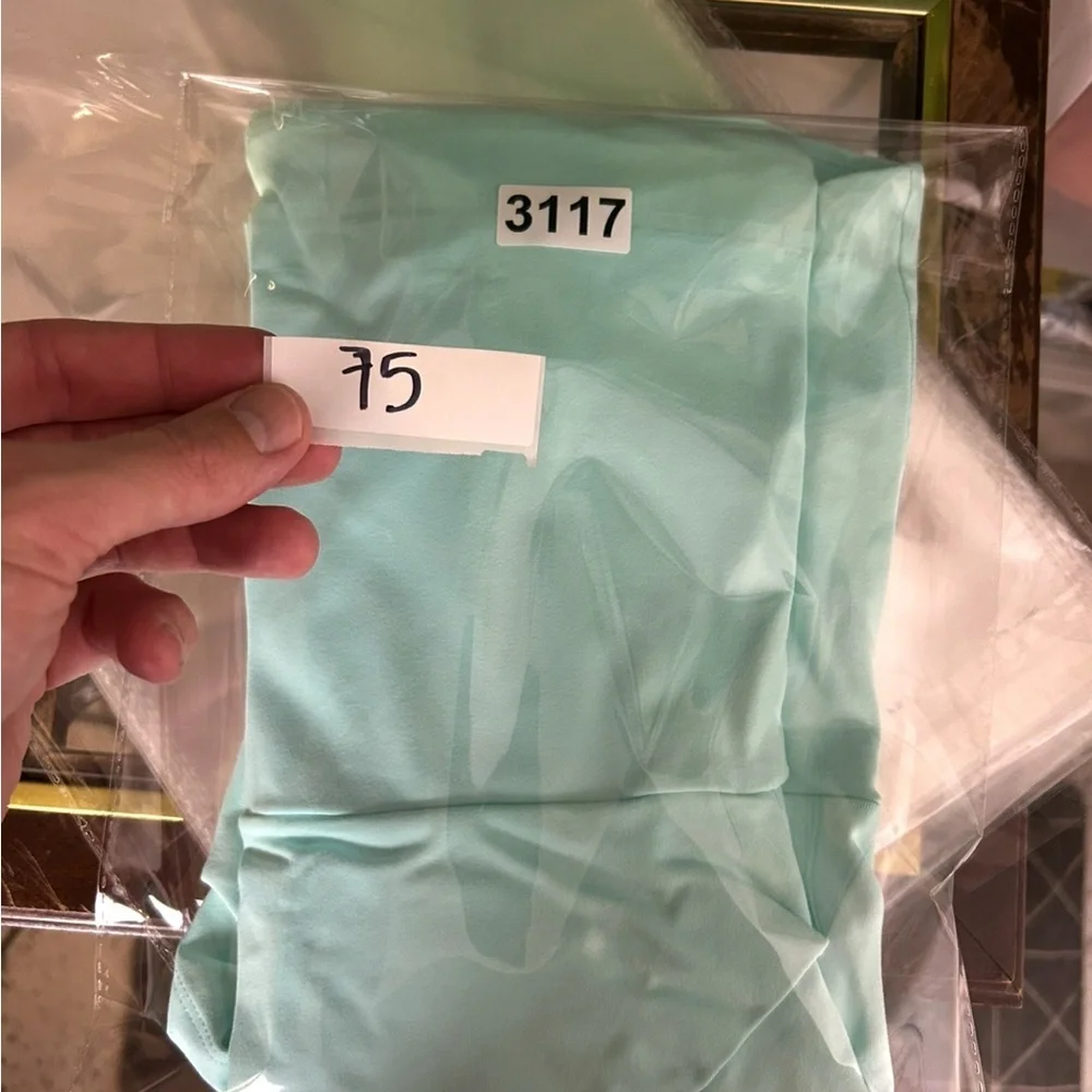 Susana Mónaco Elegant Aqua Blue Strapless Dress Size‎ M Stretch Sexi Bodycon